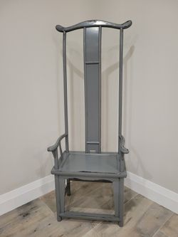 Gray Accent Tall Chair