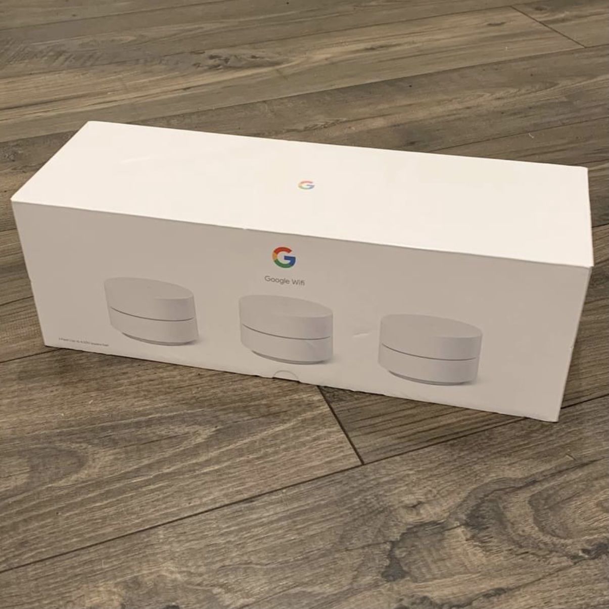 NEW Google Wifi Mesh Router 3 Pack. Satellite access point, internet, like eero velop orbi