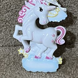 Personalized Christmas ornament Pink Unicorn New