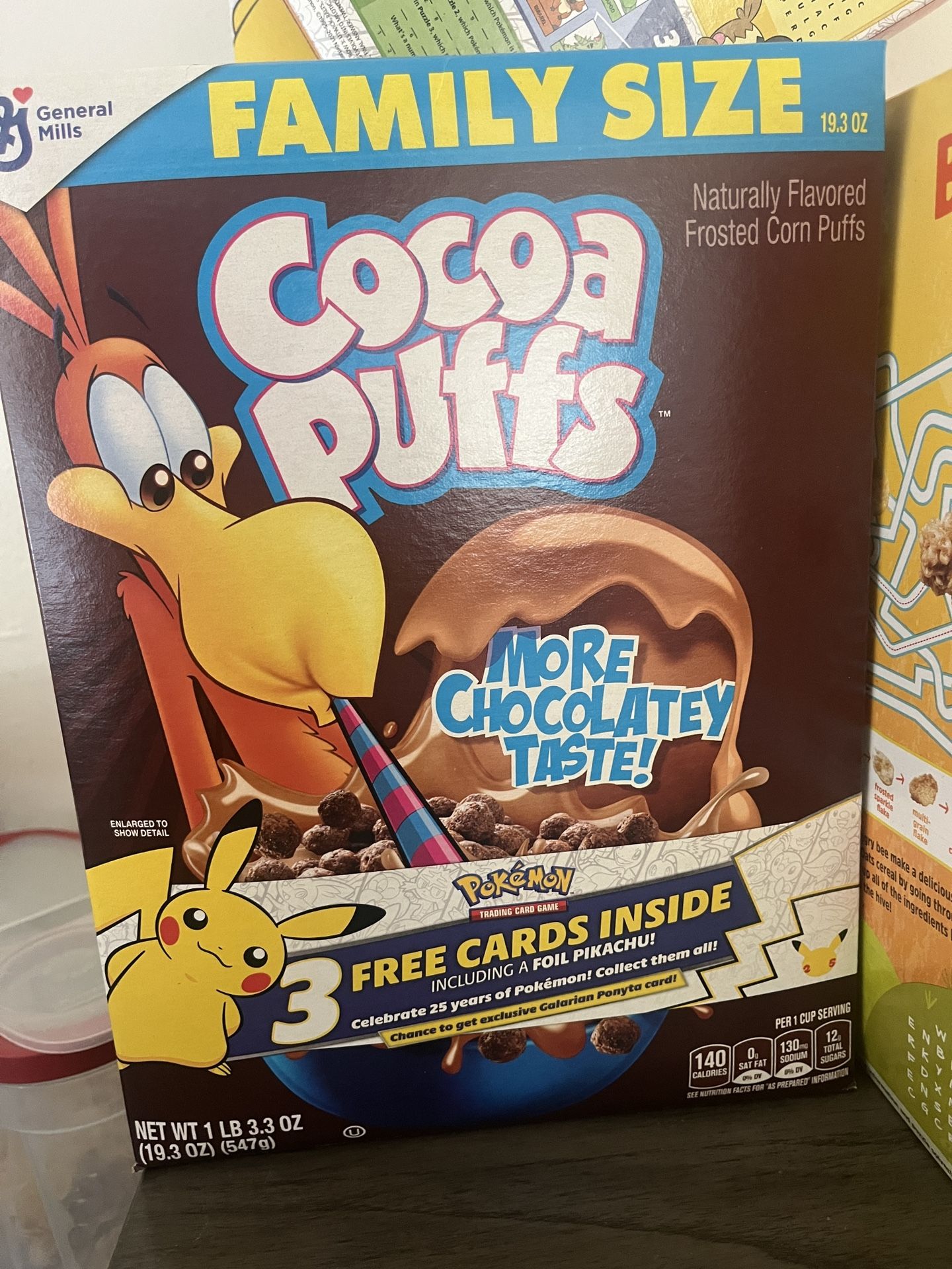 Pokemon Cereal Cocoa Puffs