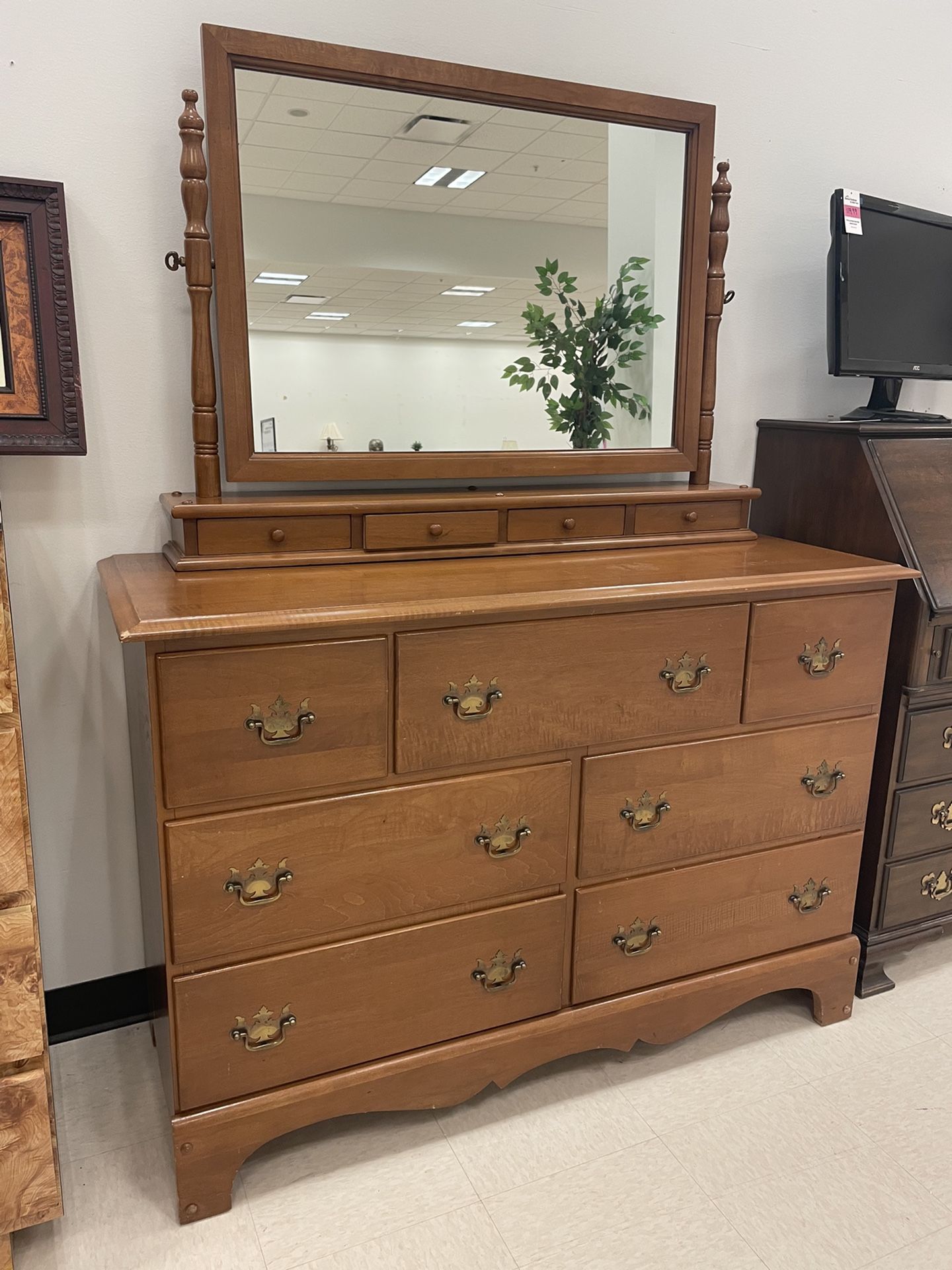 Imperial Cabinet Co. Dresser With Mirror