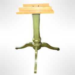 VTG Jofran Round Pedestal Dining Table Solid Wood HOUSTON DYI REFINISH PROJECT