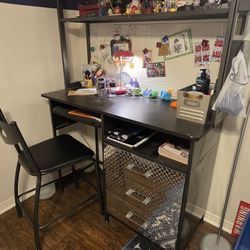 Nightstand, desk,  and Locker Pottery Barn Bedroom Furniture