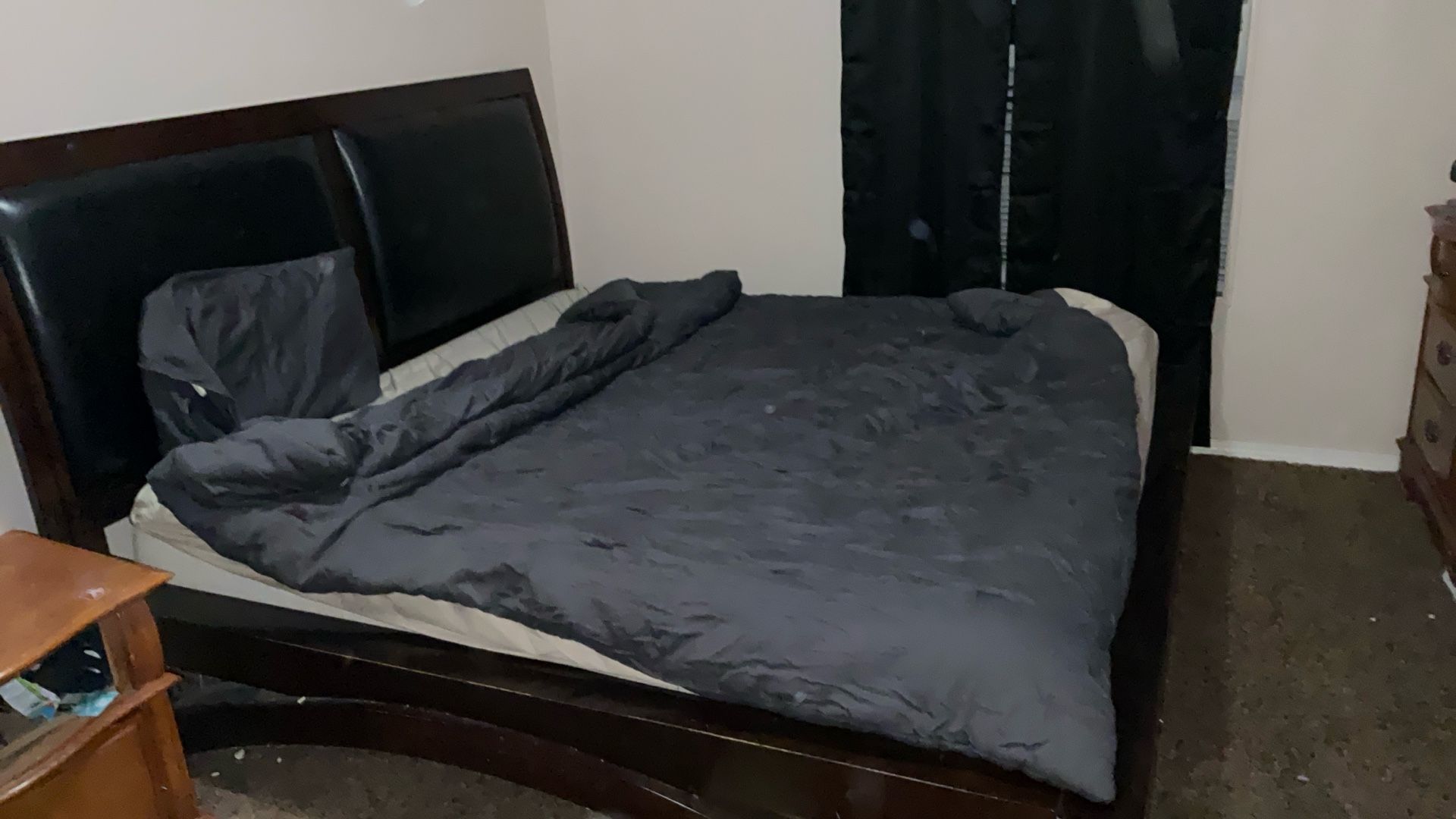 King Size Bed Frame With Or Without Mattress