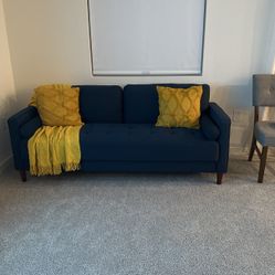 Garren 75.6” Square Arm Tufted Sofa