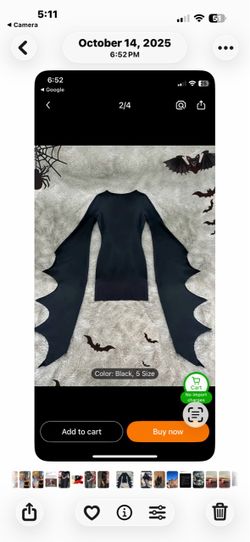 Costume bat dress