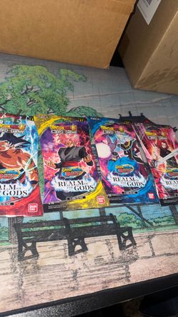 Dragon Ball Super Realm of the Gods Sealed Sleeved Booster Pack X11