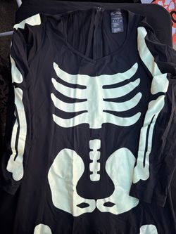 Skeleton Halloween Costume Jumpsuit