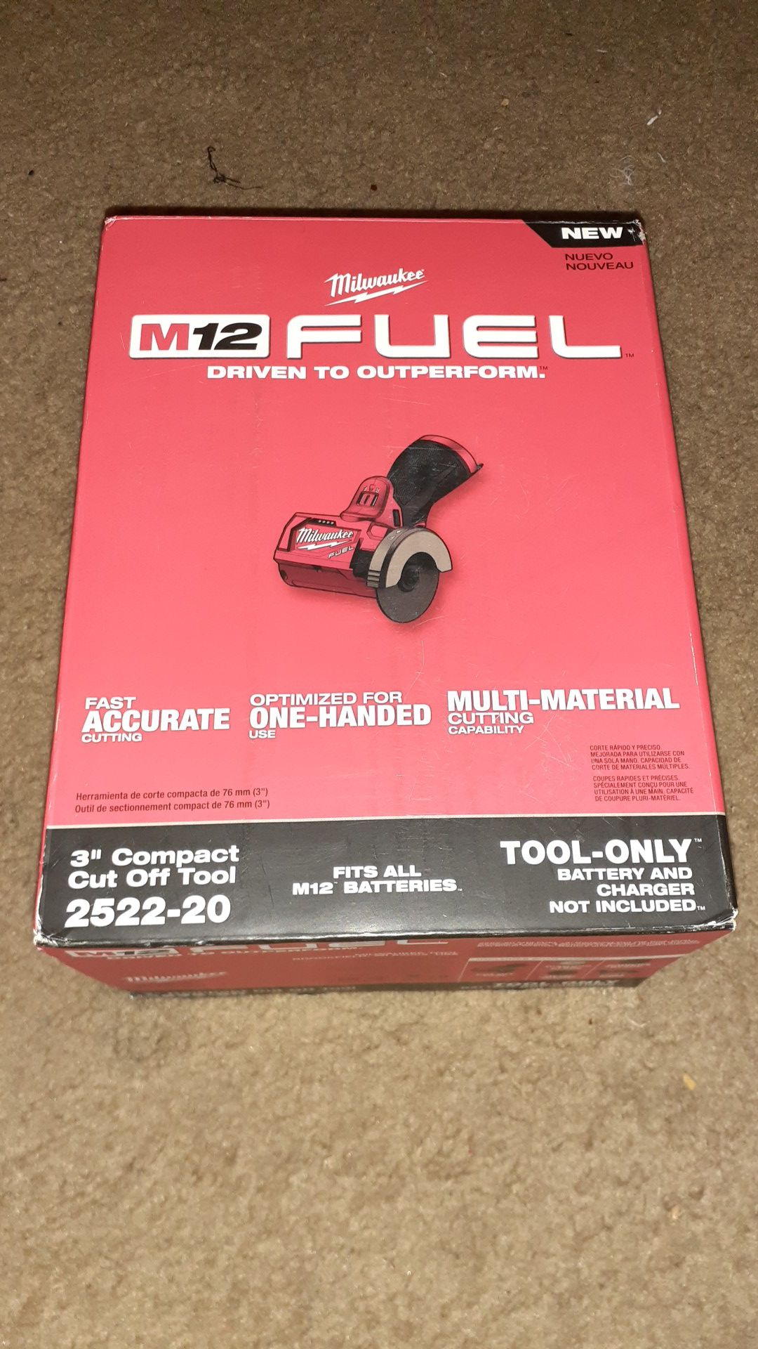 Milwaukee M12 Fuel 3"Compact Cut Off Tool