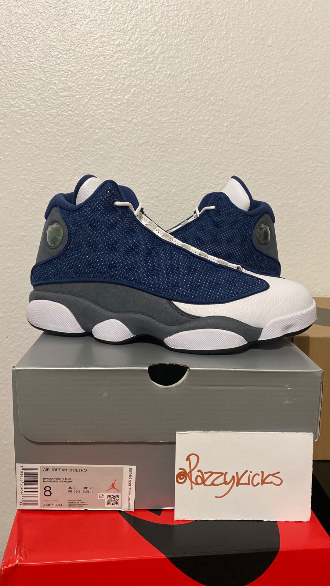 Retro Air jordan 13 sz 8