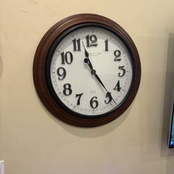 Oak Framed Antique Clock 