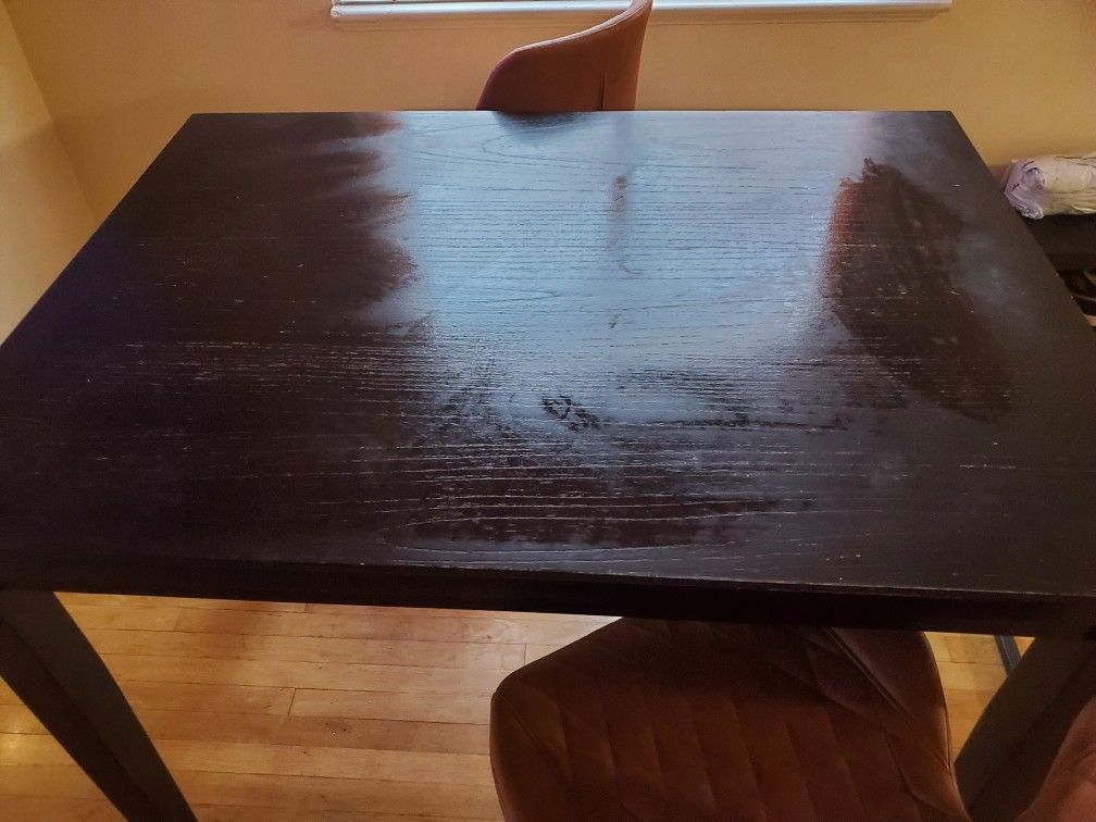 Black Wood Table