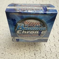2025 Bowman Chrome Sapphire Hobby Box New