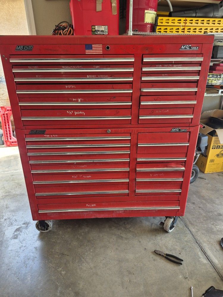 MAC TOOLS BOX 2 CAJONES ESTAN MAL
