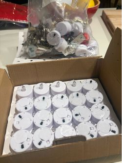 Large Lot of LED Tea Light Candles – Approx. 60+ – Battery Operated for Weddings, Events & Decor