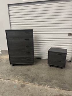 Chest and nightstand set of two