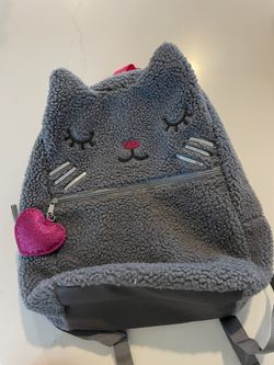 Fuzzy Cat Fashion Back Pack
