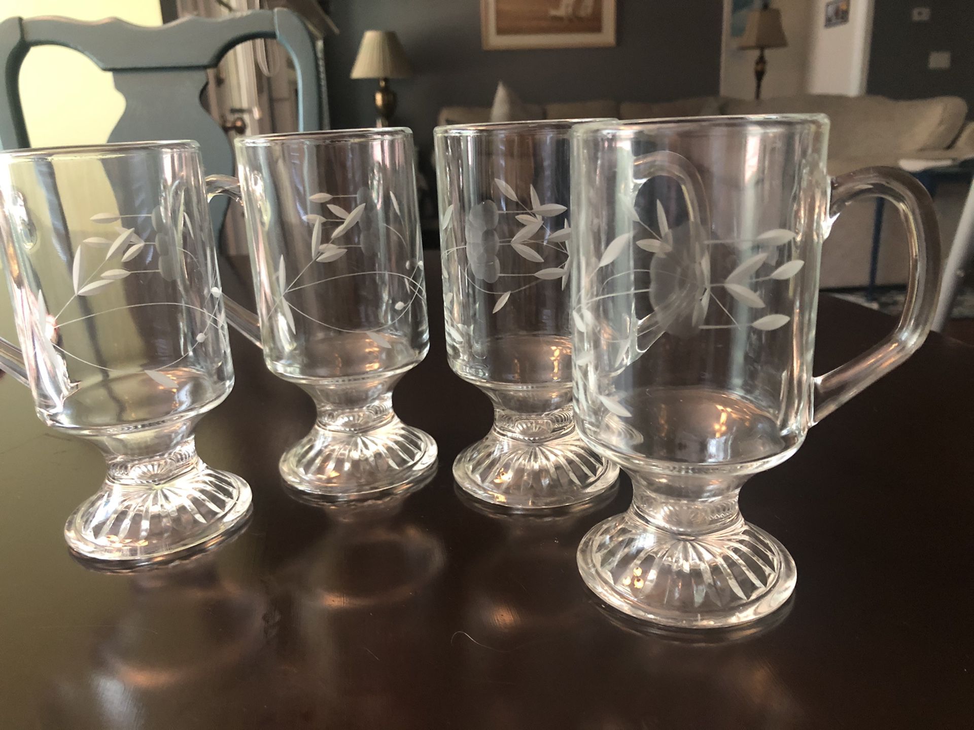 Princess House mugs and other miscellaneous glasses