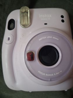 Instax Mini 11 , instant camera very cool, YES work awesome, missing plastic battery cover film try it 25$ Sunday only