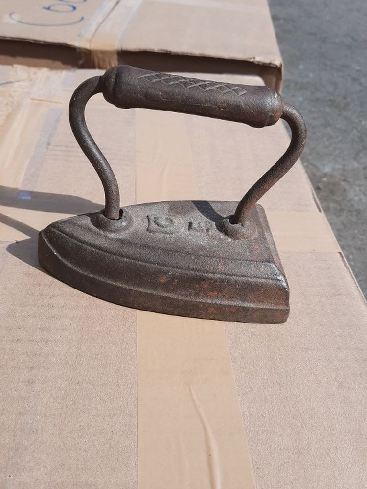 Vintage Cast Metal Iron
