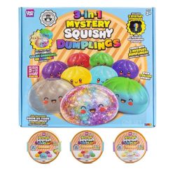 RMS Original Squishy Dumpling, 3 Pack Viral Mystery Squishy Dumpling Box
