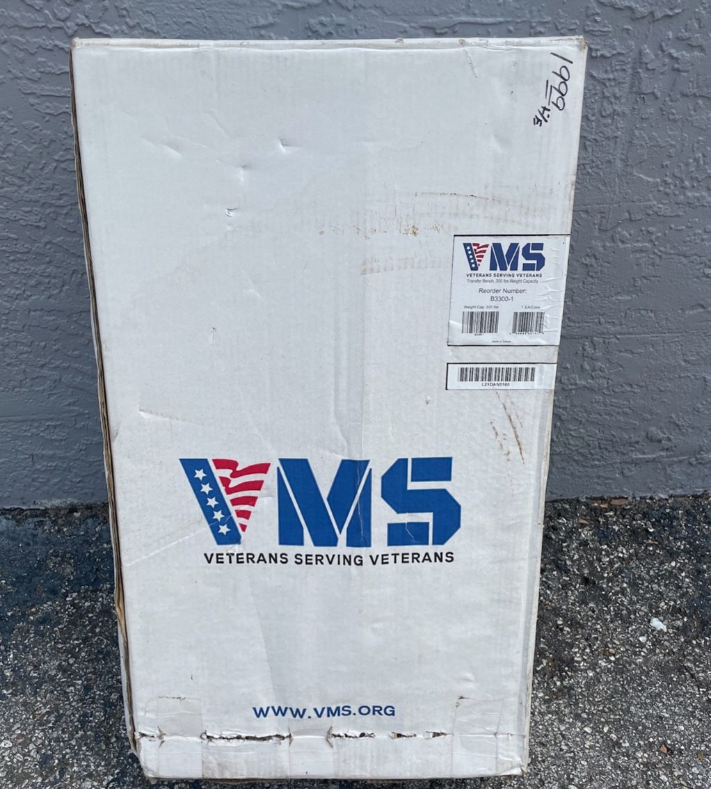 VMS Premium Transfer Bench, NEW in box, 300 lb weight capacity