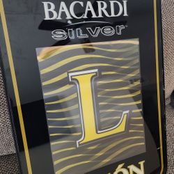 Bacardi Silver Limon Light Up Sighn 