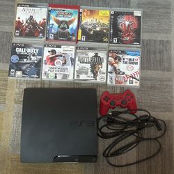 PS3 And 8 Games  Now Only 100 Dollars 