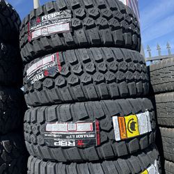 315/75r16 RBP tires nuevas con 50,000 millas de garantía las 4