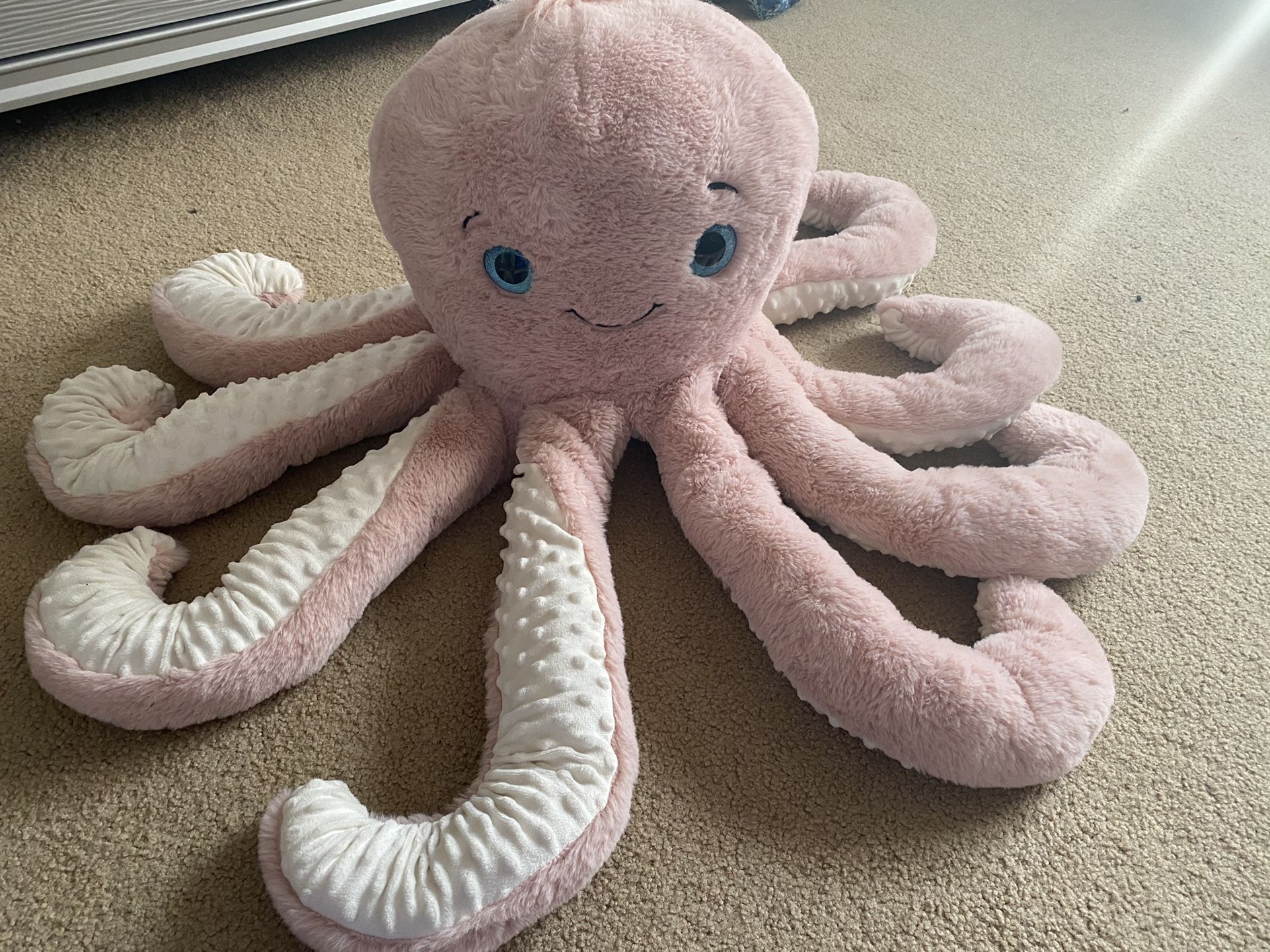 Great For Easter Or valentines Day Or Any Day!! Giant Pink Octopus Stuffed Animal- So Adorable