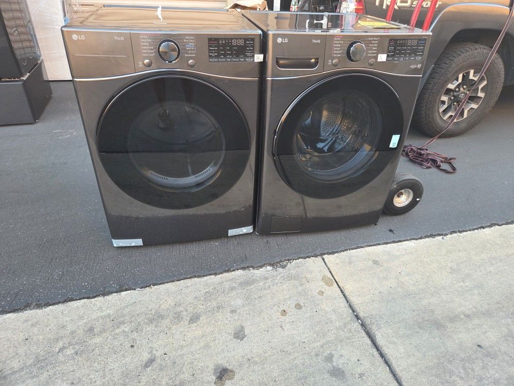LG Front Load Washer And Gas Dryer