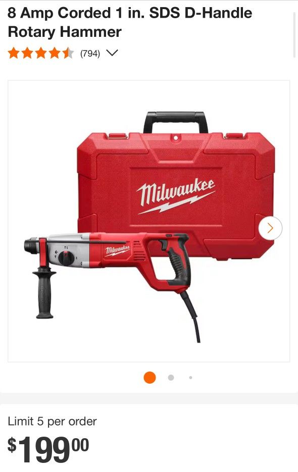 Milwakee Rotary Hammer