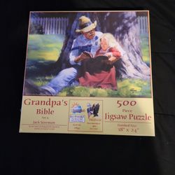 500 Pice Puzzle :grandpas Bible - Jack Sorenson