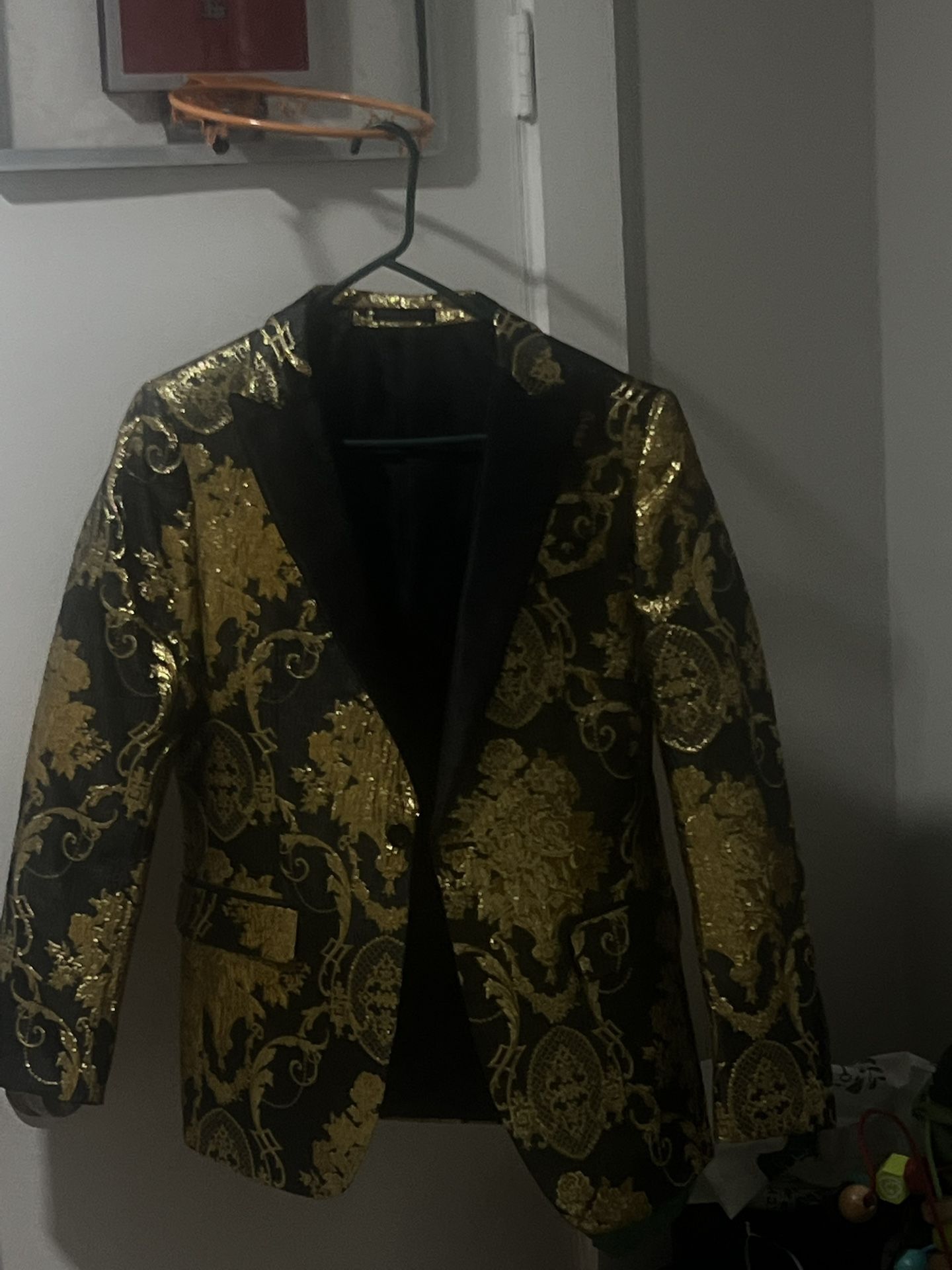 Gold And Black Tuxedo 