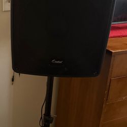 Exoton Party Speaker W/ Wireless Mic & Stand