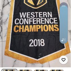2018 Western Conference Champions 🏆 Golden Knights Banner 
