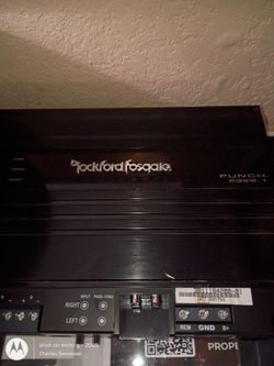 Two Fosgate P1 and a Punch P325.1