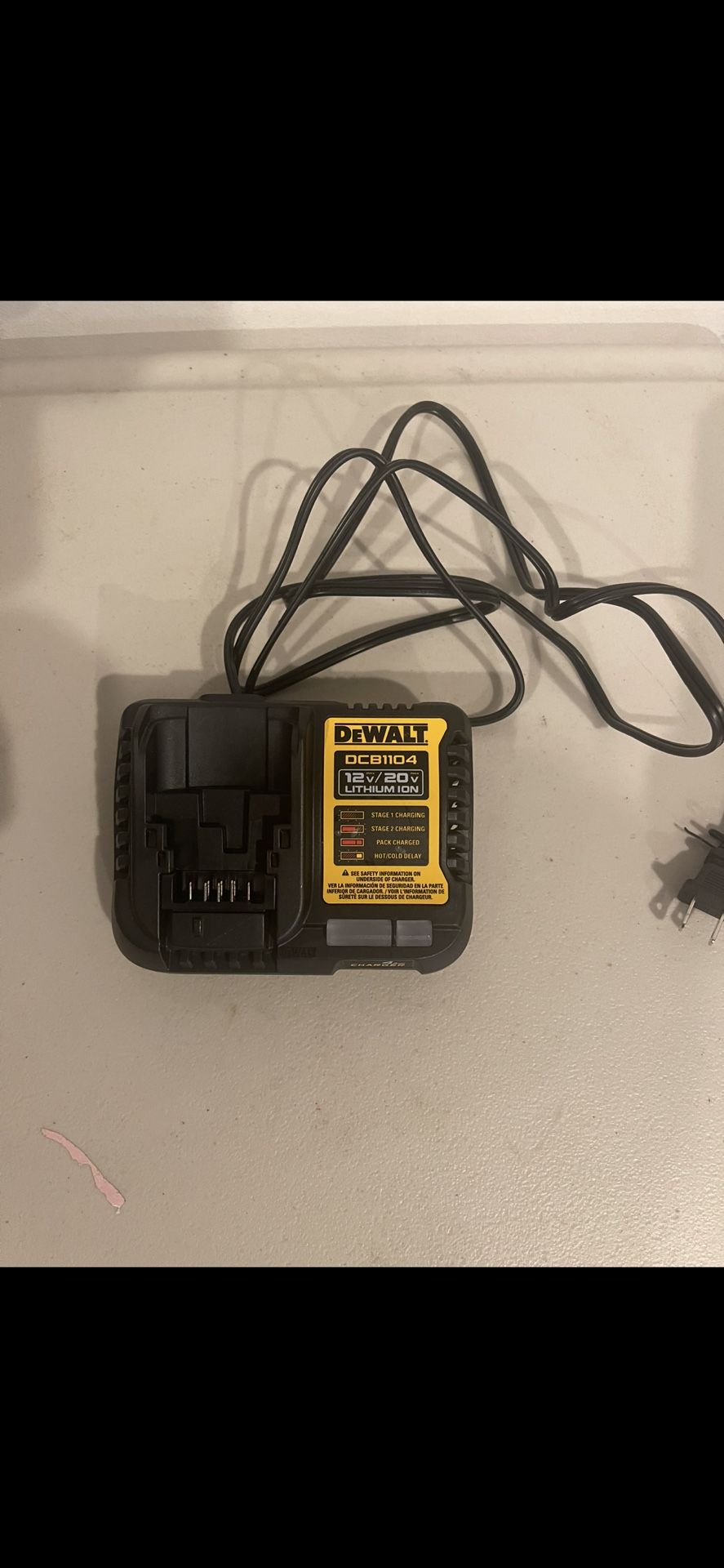 Dewalt Charger 20v. $20 Firm Price. Pick Up In Van Nuys