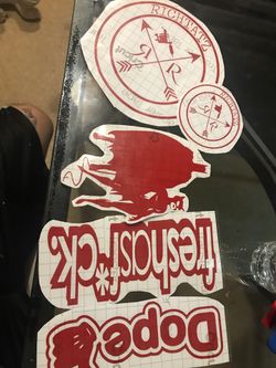 Custom vinyl sticker, shirts and sweaters