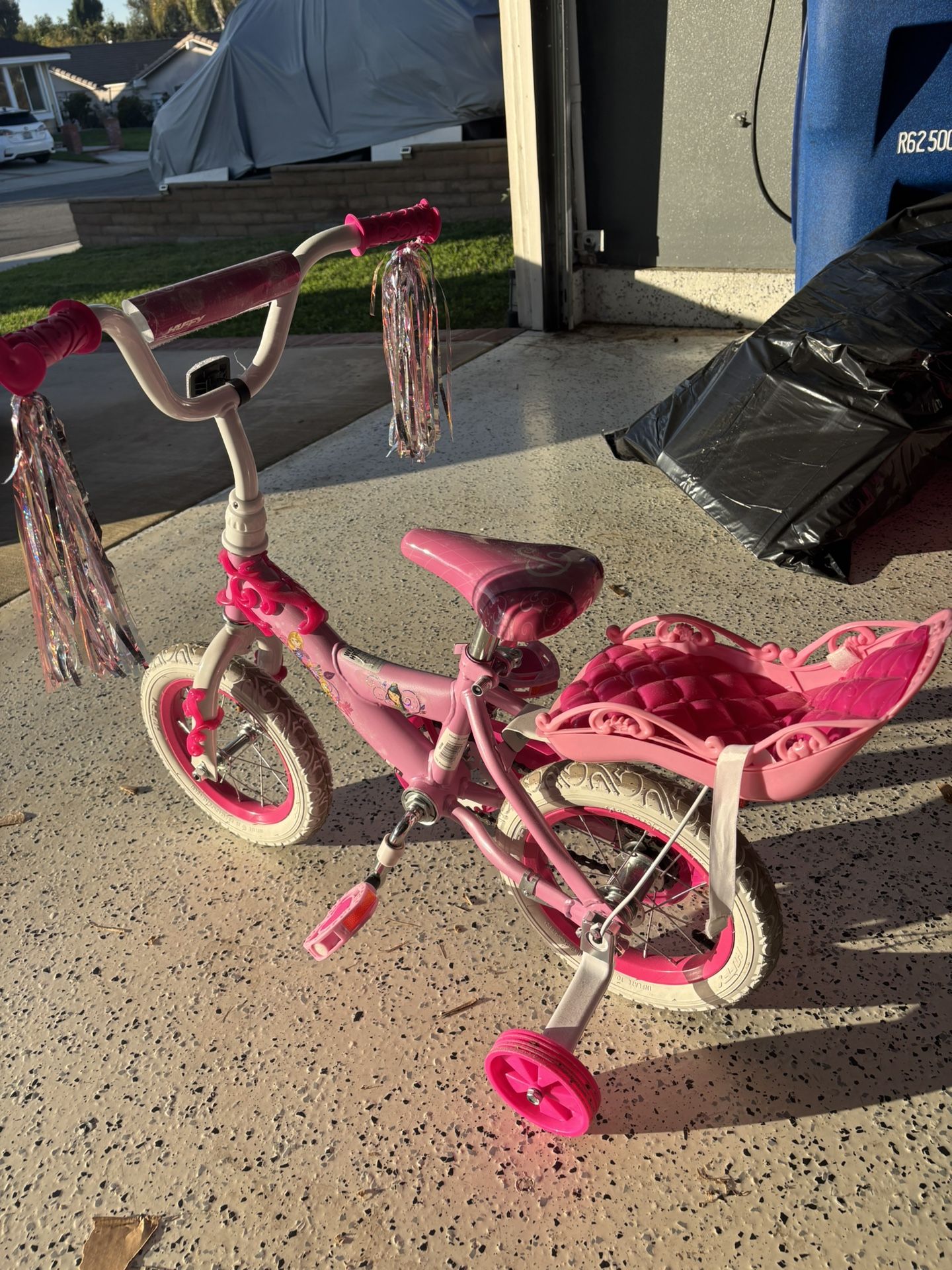 Huffy Disney Princess Bike With Doll Carrier