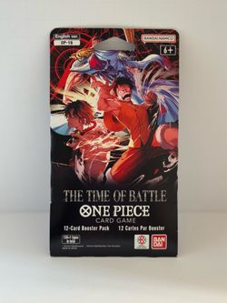 One Piece Card Game OP-16 The Time of Battle Sealed Sleeved Pack