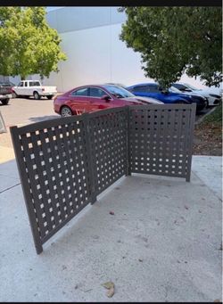 Moving Sale only $45 Moving Sale!! New 3 Panel Fence Screen Fence. Good for AC unit, Trash Can, Pool Equipment,