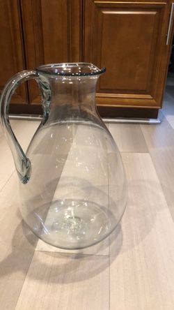 Glass pitcher