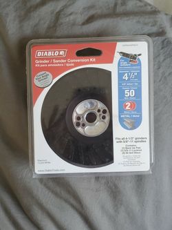 Diablo Grinder/sander Conversion