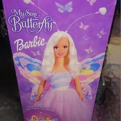 My Size Butterfly Barbie Doll