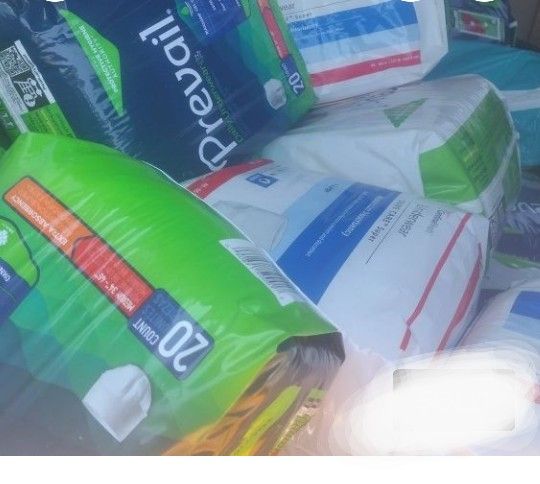 $8.00 Each New All Sizes Pullups And Tape Adult Diapers (Free Delivery)On Multiple Items