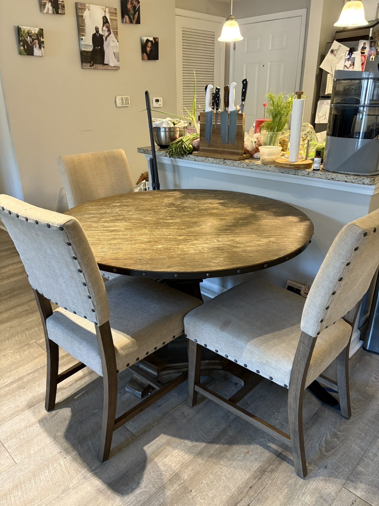 Table And 3 Chairs