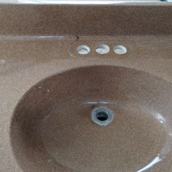 Brown 🟤🟤 Marble Countertop For Bathrooms
