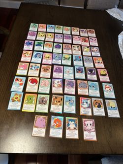 Pokemon Baby Chibi Complete Set Non TCG Snorlax Mew Gold 60/60 Master Set