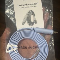 USB to RJ45 Console Cable 